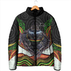 Penrith Panthers Padded Jacket The Scream of Lightning Eyes - Indigenous Dot Ripping Effect