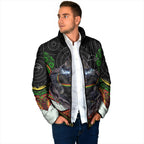 Penrith Panthers Padded Jacket The Scream of Lightning Eyes - Indigenous Dot Ripping Effect