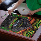 Penrith Panthers Puzzle The Scream of Lightning Eyes - Indigenous Dot Ripping Effect