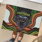 Penrith Panthers Rubber Doormat The Scream of Lightning Eyes - Indigenous Dot Ripping Effect