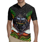 Penrith Panthers Rugby Jersey The Scream of Lightning Eyes - Indigenous Dot Ripping Effect