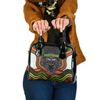 Penrith Panthers Shoulder Handbag The Scream of Lightning Eyes - Indigenous Dot Ripping Effect