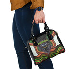 Penrith Panthers Shoulder Handbag The Scream of Lightning Eyes - Indigenous Dot Ripping Effect