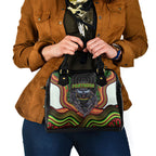 Penrith Panthers Shoulder Handbag The Scream of Lightning Eyes - Indigenous Dot Ripping Effect
