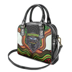 Penrith Panthers Shoulder Handbag The Scream of Lightning Eyes - Indigenous Dot Ripping Effect