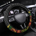 Penrith Panthers Steering Wheel Cover The Scream of Lightning Eyes - Indigenous Dot Ripping Effect