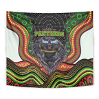 Penrith Panthers Tapestry The Scream of Lightning Eyes - Indigenous Dot Ripping Effect
