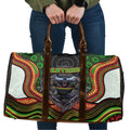 Penrith Panthers Travel Bag The Scream of Lightning Eyes - Indigenous Dot Ripping Effect