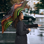 Penrith Panthers Umbrella The Scream of Lightning Eyes - Indigenous Dot Ripping Effect