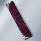 Personalised Brisbane Broncos Auto Sun Shade Polynesian Tribal Art Style With Hammerhead Mascot