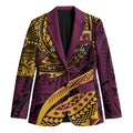Personalised Brisbane Broncos Blazer Polynesian Tribal Art Style With Hammerhead Mascot
