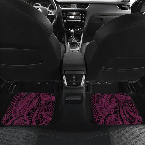 Personalised Brisbane Broncos Car Mats Polynesian Tribal Art Style With Hammerhead Mascot