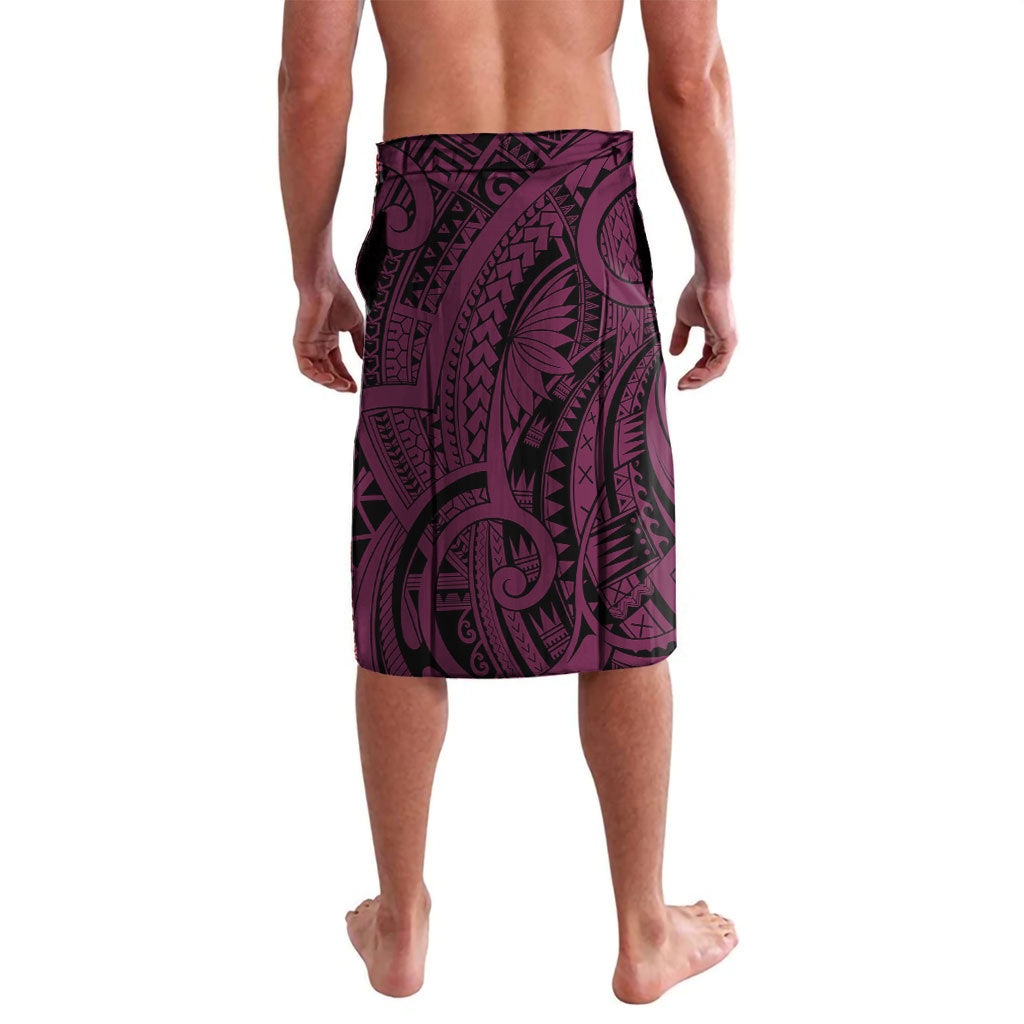 Personalised Brisbane Broncos Lavalava Polynesian Tribal Art Style With Hammerhead Mascot