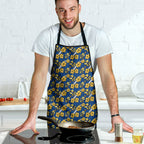 Parramatta Eels Apron Tropical Hibiscus Floral Seamless Rugby Mascot