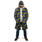 Parramatta Eels Cloak Tropical Hibiscus Floral Seamless Rugby Mascot