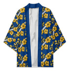 Parramatta Eels Kimono Tropical Hibiscus Floral Seamless Rugby Mascot