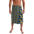 Parramatta Eels Lavalava Tropical Hibiscus Floral Seamless Rugby Mascot