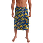 Parramatta Eels Lavalava Tropical Hibiscus Floral Seamless Rugby Mascot