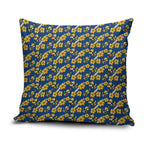 Parramatta Eels Pillow Cover Tropical Hibiscus Floral Seamless Rugby Mascot