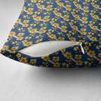 Parramatta Eels Pillow Cover Tropical Hibiscus Floral Seamless Rugby Mascot