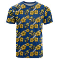 Parramatta Eels T Shirt Tropical Hibiscus Floral Seamless Rugby Mascot
