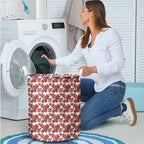 St. George Illawarra Dragons Laundry Basket Tropical Hibiscus Floral Seamless Rugby Mascot