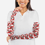 St. George Illawarra Dragons Arm Sleeves Tropical Hibiscus Floral Seamless Rugby Mascot