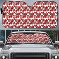 St. George Illawarra Dragons Auto Sun Shade Tropical Hibiscus Floral Seamless Rugby Mascot