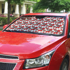 St. George Illawarra Dragons Auto Sun Shade Tropical Hibiscus Floral Seamless Rugby Mascot