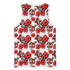 St. George Illawarra Dragons Basketball Jersey Tropical Hibiscus Floral Seamless Rugby Mascot