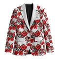 St. George Illawarra Dragons Blazer Tropical Hibiscus Floral Seamless Rugby Mascot
