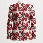 St. George Illawarra Dragons Blazer Tropical Hibiscus Floral Seamless Rugby Mascot