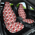 St. George Illawarra Dragons Car Seat Cover Tropical Hibiscus Floral Seamless Rugby Mascot
