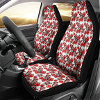 St. George Illawarra Dragons Car Seat Cover Tropical Hibiscus Floral Seamless Rugby Mascot
