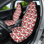 St. George Illawarra Dragons Car Seat Cover Tropical Hibiscus Floral Seamless Rugby Mascot