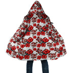 St. George Illawarra Dragons Cloak Tropical Hibiscus Floral Seamless Rugby Mascot