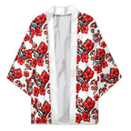 St. George Illawarra Dragons Kimono Tropical Hibiscus Floral Seamless Rugby Mascot
