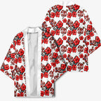 St. George Illawarra Dragons Kimono Tropical Hibiscus Floral Seamless Rugby Mascot