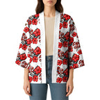St. George Illawarra Dragons Kimono Tropical Hibiscus Floral Seamless Rugby Mascot
