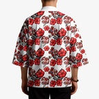 St. George Illawarra Dragons Kimono Tropical Hibiscus Floral Seamless Rugby Mascot