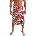 St. George Illawarra Dragons Lavalava Tropical Hibiscus Floral Seamless Rugby Mascot