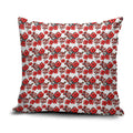 St. George Illawarra Dragons Pillow Cover Tropical Hibiscus Floral Seamless Rugby Mascot