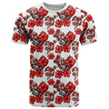 St. George Illawarra Dragons T Shirt Tropical Hibiscus Floral Seamless Rugby Mascot