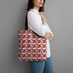 St. George Illawarra Dragons Tote Bag Tropical Hibiscus Floral Seamless Rugby Mascot
