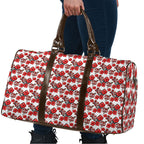 St. George Illawarra Dragons Travel Bag Tropical Hibiscus Floral Seamless Rugby Mascot