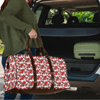 St. George Illawarra Dragons Travel Bag Tropical Hibiscus Floral Seamless Rugby Mascot