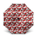 St. George Illawarra Dragons Umbrella Tropical Hibiscus Floral Seamless Rugby Mascot