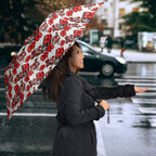 St. George Illawarra Dragons Umbrella Tropical Hibiscus Floral Seamless Rugby Mascot