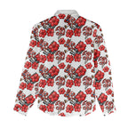 St. George Illawarra Dragons Women Casual Shirt Tropical Hibiscus Floral Seamless Rugby Mascot