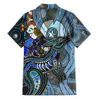 Kangaroo Aboriginal Pattern Dot Art Hawaiian Shirt